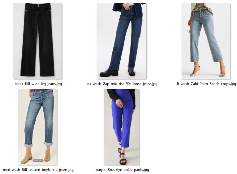 2023 best purchases - jeans and pants