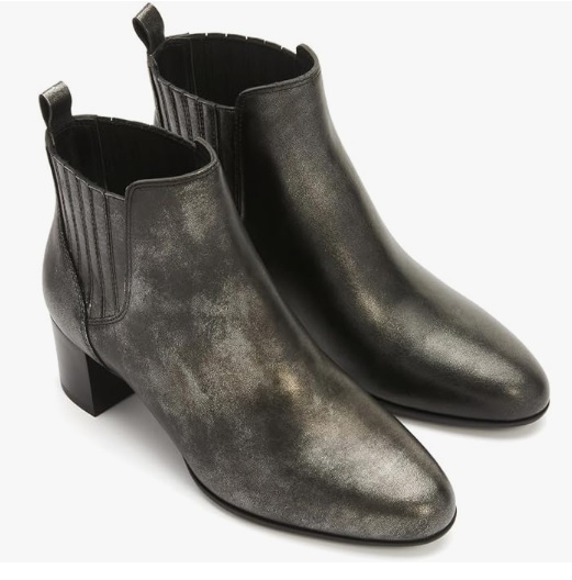 metallic ABEO ankle boots